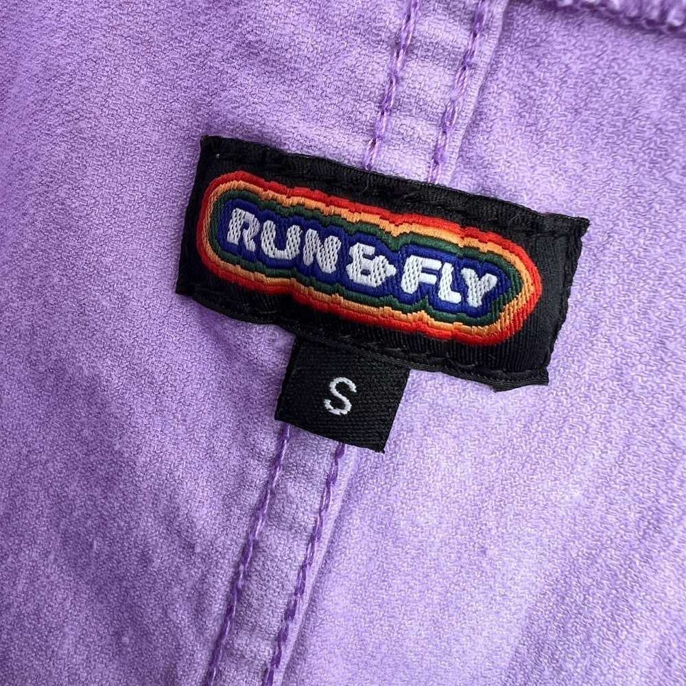 Run‎ & Fly Lavender Purple Corduroy Overalls Dungarees Womens Small - Picture 5 of 6